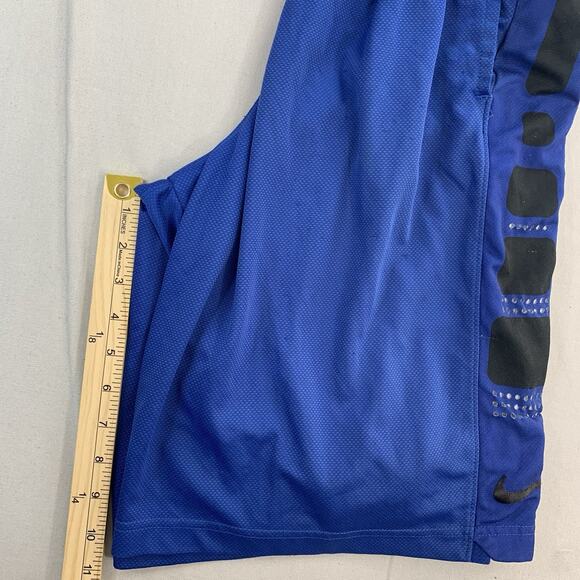 Nike Mens Royal Blue Dri Fit Shorts Size Medium Pockets - Picture 7 of 7